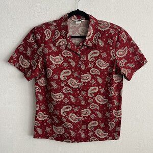 Vintage Sharon Young Paisley Shirt